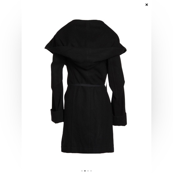 SOLD Ann Demeulemeester black wool coat - Picture 6 of 6